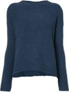 Vince - Knitted Top - Women - Cashmere/wool - M, Women's, Blue, Cashmere/wool