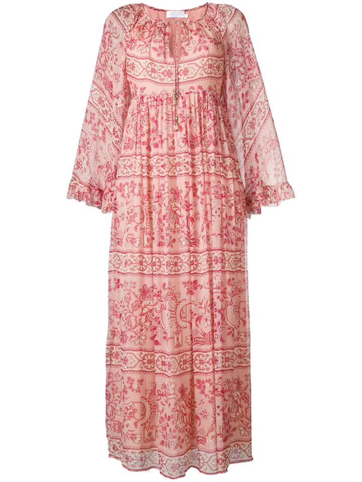Zimmermann Filigree Print Dress - Pink