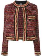 M Missoni Cropped Tweed Jacket - Black