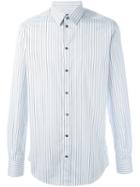 Dolce & Gabbana Striped Shirt, Men's, Size: 41, White, Cotton
