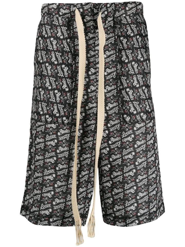 Loewe Paula's Print Shorts - Black