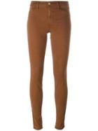 J Brand 'burn Tumber' Skinny Trousers, Size: 26, Brown, Cotton/spandex/elastane/lyocell