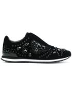 Tory Burch Scarlett Embellished Sneakers - Black