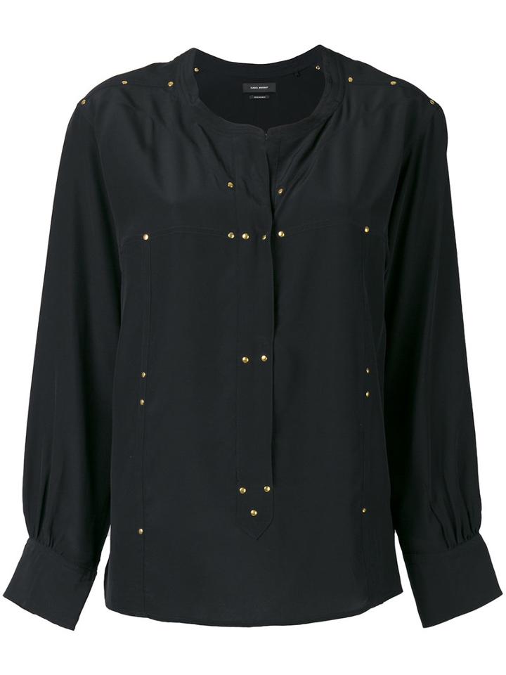 Isabel Marant Olto Shirt, Women's, Size: 36, Black, Silk
