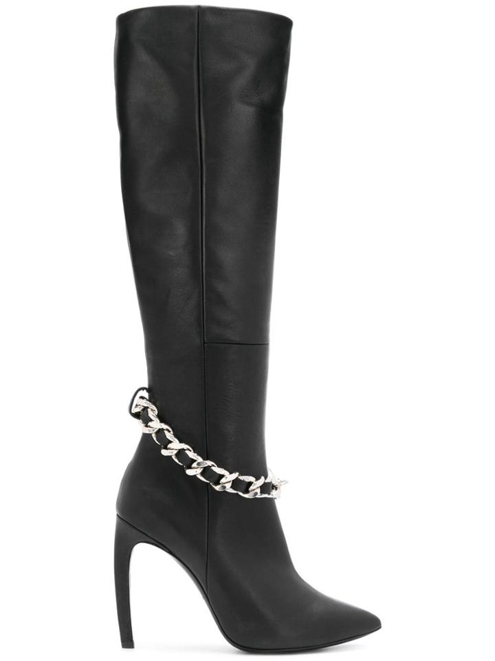 Marc Ellis Knee High Boots - Black