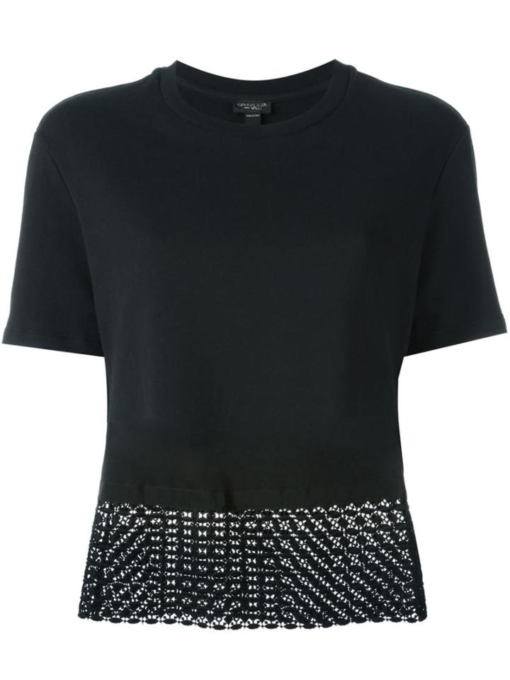 Giambattista Valli Contrast Hem Blouse