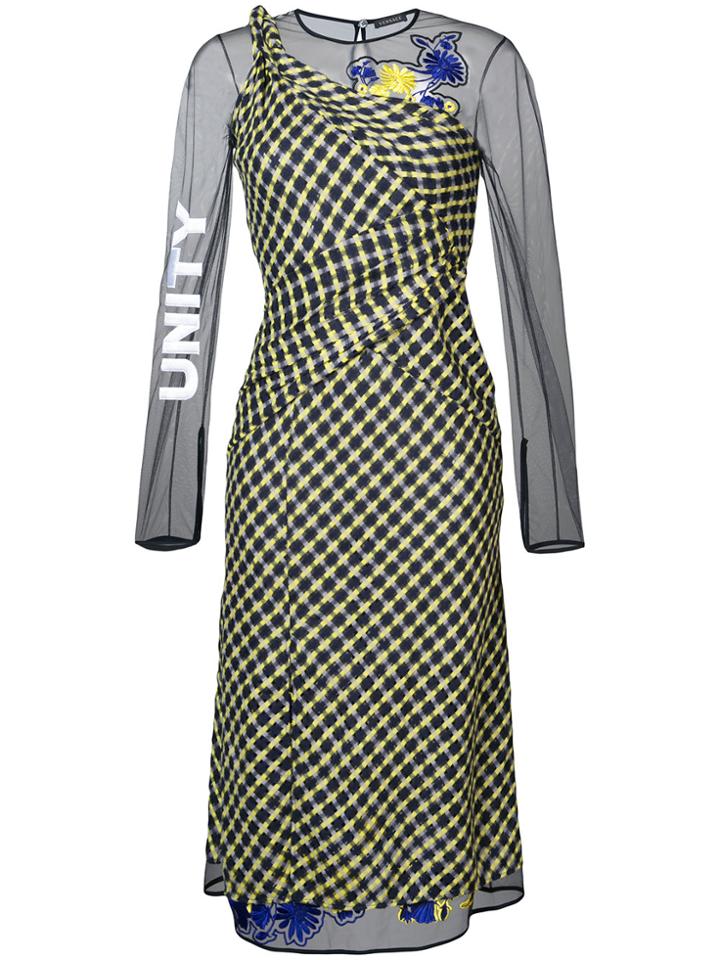 Versace Layered Dress - Black