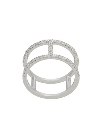 Apm Geometrical Design Ring - Metallic