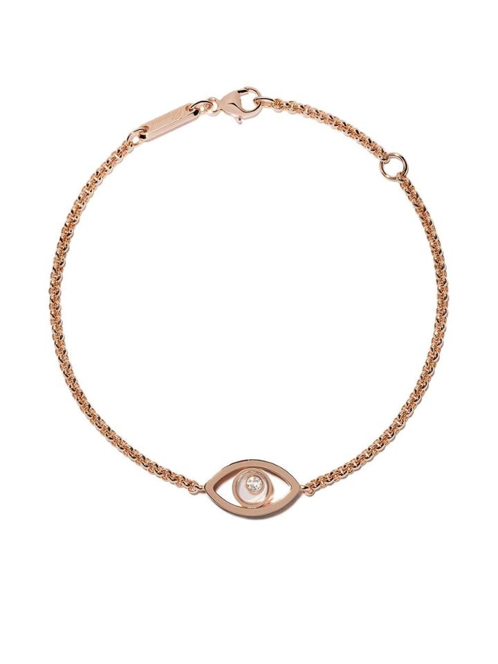 Chopard 18kt Rose Gold Good Luck Charms Diamond Bracelet - Unavailable