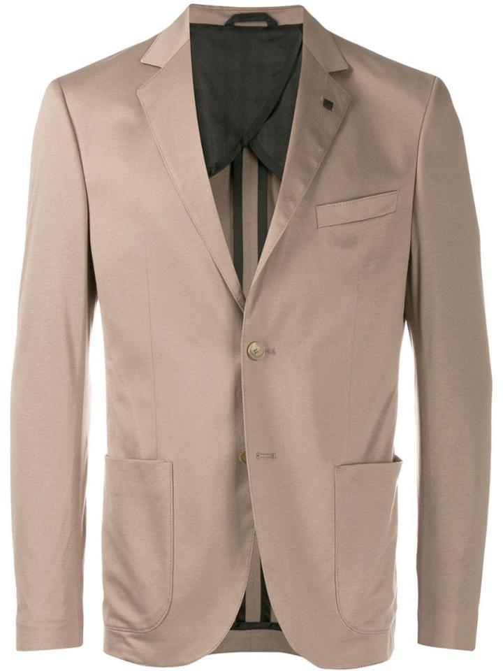 Karl Lagerfeld Classic Single-breasted Blazer - Brown