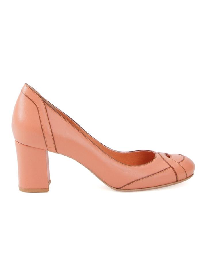 Sarah Chofakian Mid-heel Pumps - Yellow & Orange
