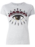 Kenzo 'eye' T-shirt, Women's, Size: Medium, Grey, Cotton