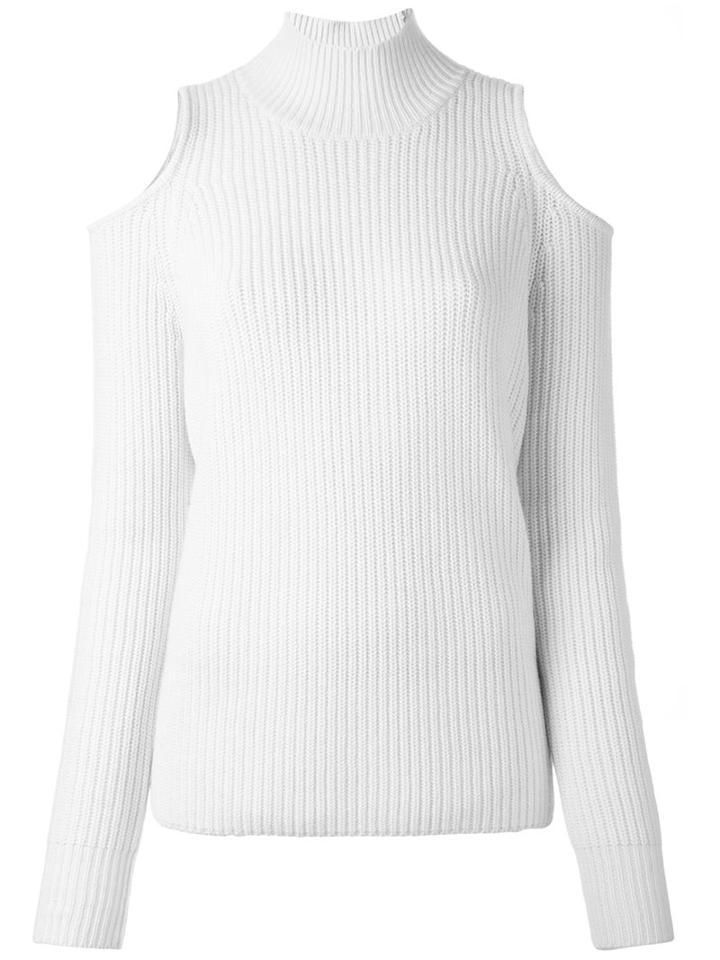 Zoe Jordan 'hawking' Jumper, Women's, Size: Medium/large, White, Cashmere/wool