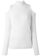 Zoe Jordan 'hawking' Jumper, Women's, Size: Medium/large, White, Cashmere/wool