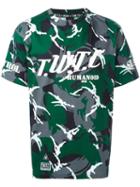 Ktz 'camouflage Humanoid' T-shirt, Adult Unisex, Size: Large, Green, Cotton