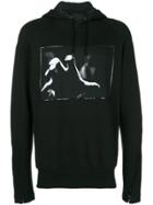 Tom Rebl Hand Print Hoodie - Black