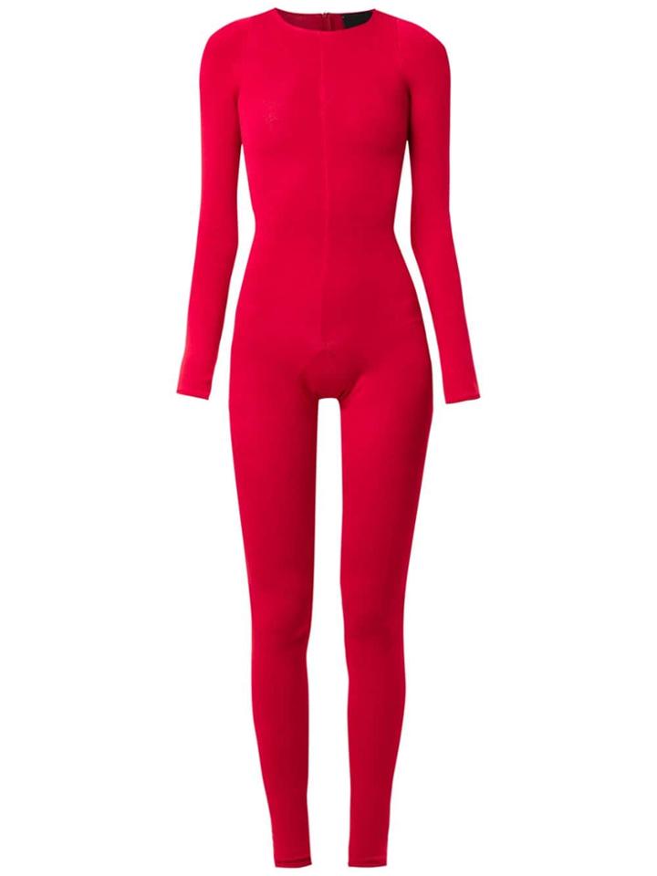 Andrea Bogosian Slim Fit Jumpsuit - Red