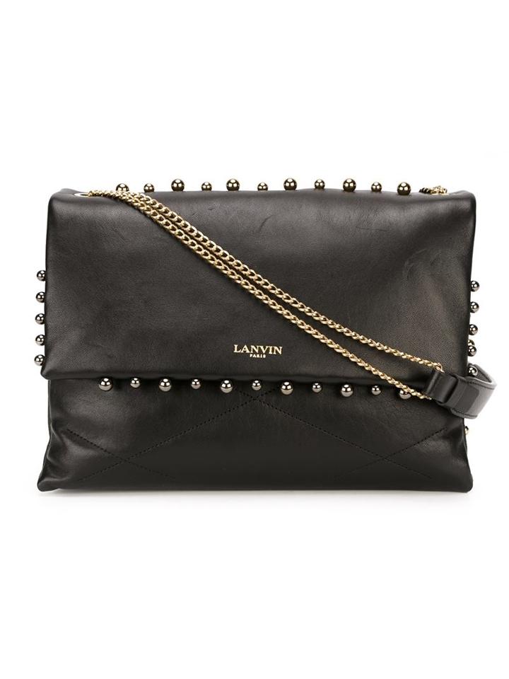 Lanvin 'sugar' Shoulder Bag, Women's, Black, Leather