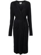Jason Wu Grey Draped Fitted Cardigan - Black