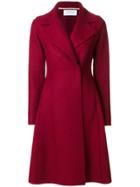Harris Wharf London Double Breasted Coat - Red