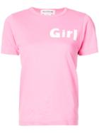 Comme Des Garçons Girl Girl Print T-shirt - Pink & Purple