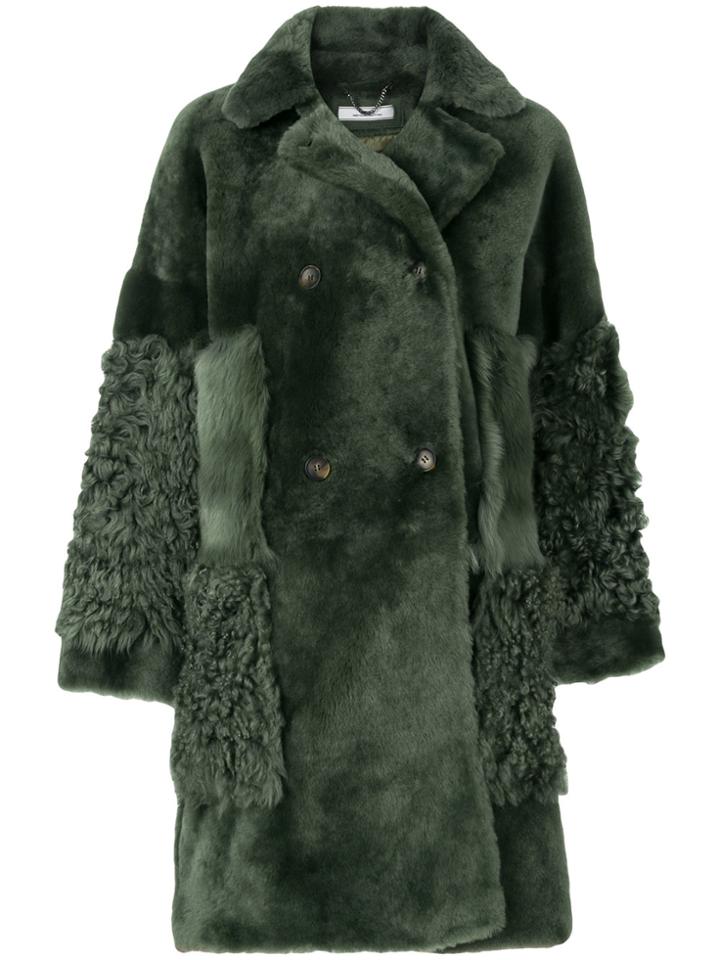 Desa 1972 Double Breasted Coat - Green