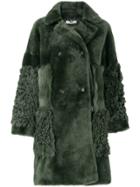 Desa 1972 Double Breasted Coat - Green