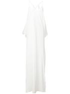 Vetements Draped Back Tank Dress, Women's, Size: Xs, White, Cotton