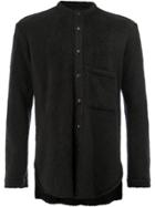 L'eclaireur Textured Long Sleeve Shirt - Black