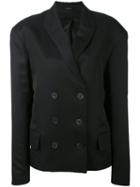 Jil Sander - Callas Jacket - Women - Silk/linen/flax/cupro/viscose - 36, Black, Silk/linen/flax/cupro/viscose