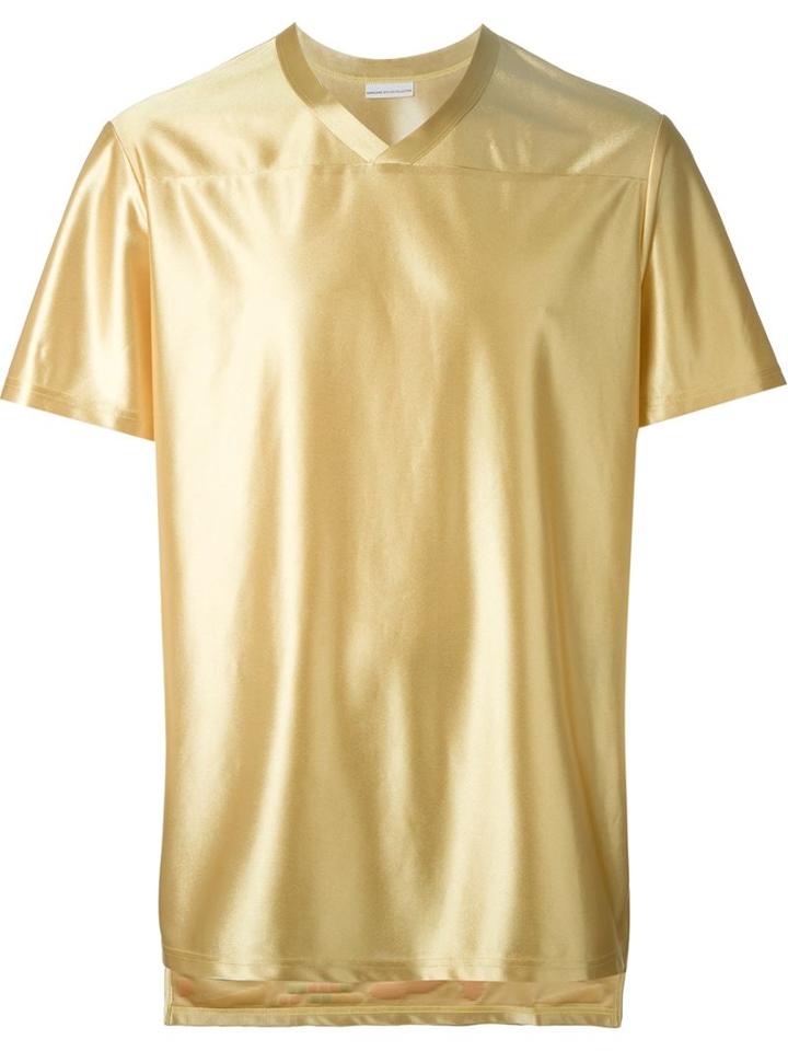 Sankuanz Print Detail Metallic T-shirt