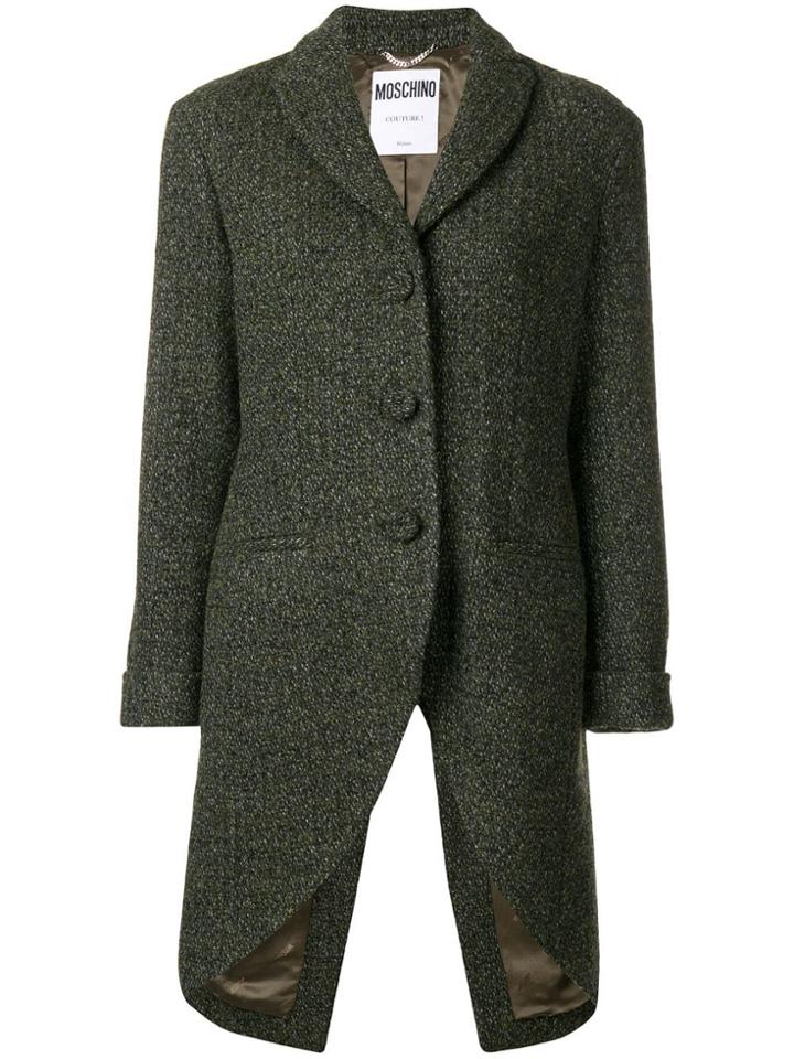 Moschino Buttoned Coat - Green
