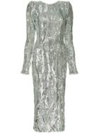 Rachel Gilbert Dinah Dress - Silver
