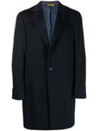 Canali Classic Cashmere Coat - Blue