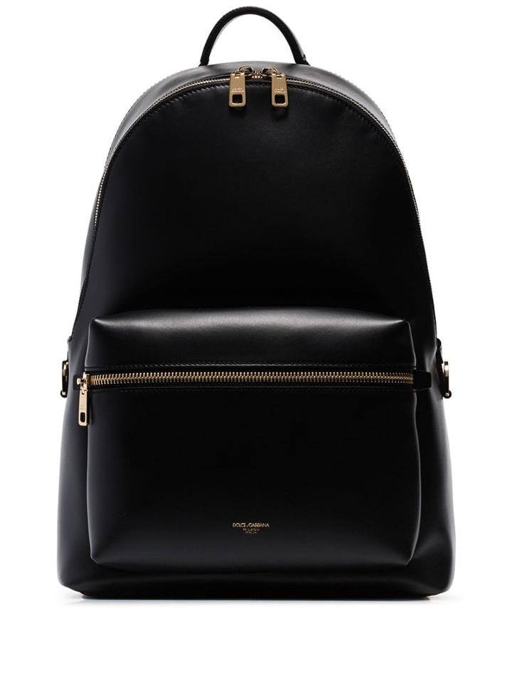 Dolce & Gabbana Monreal Zipped Backpack - Black