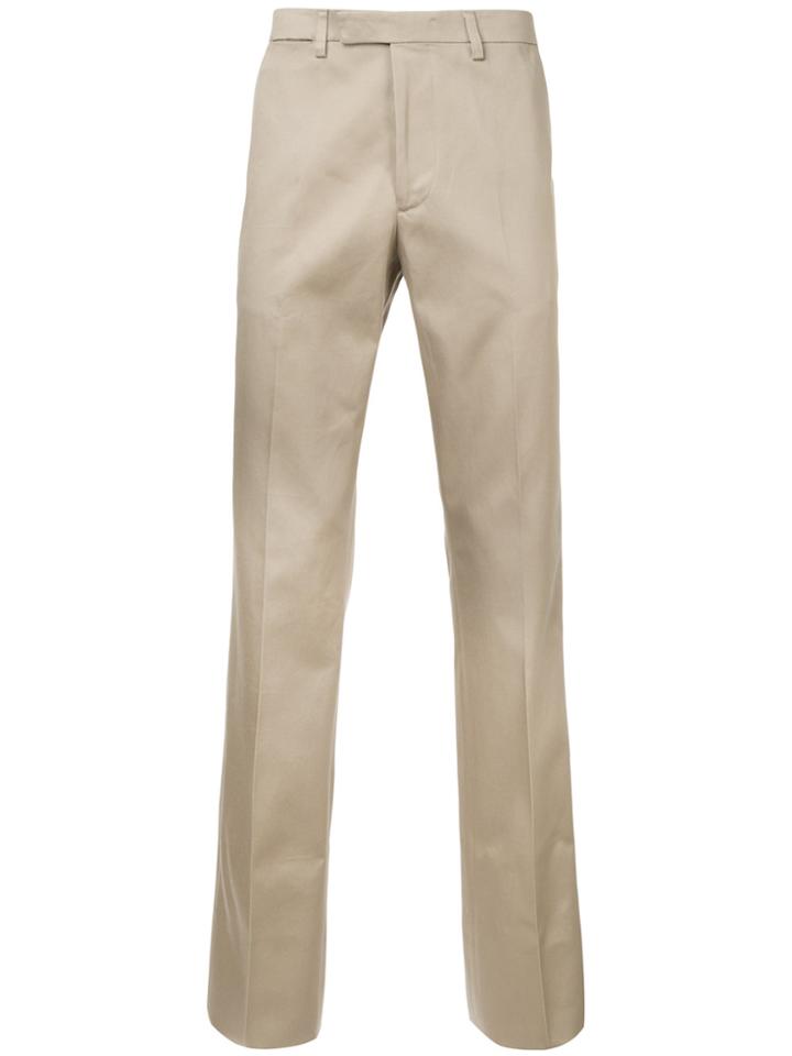 Raf Simons Slim-fit Trousers - Yellow & Orange