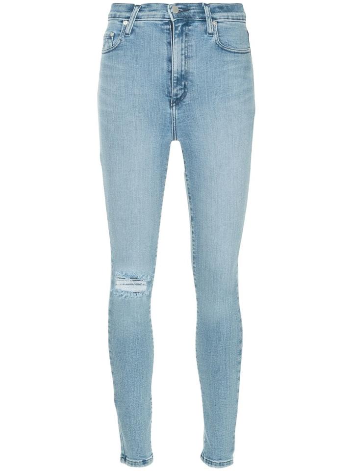Nobody Denim Siren Skinny Ankle Gazed - Blue