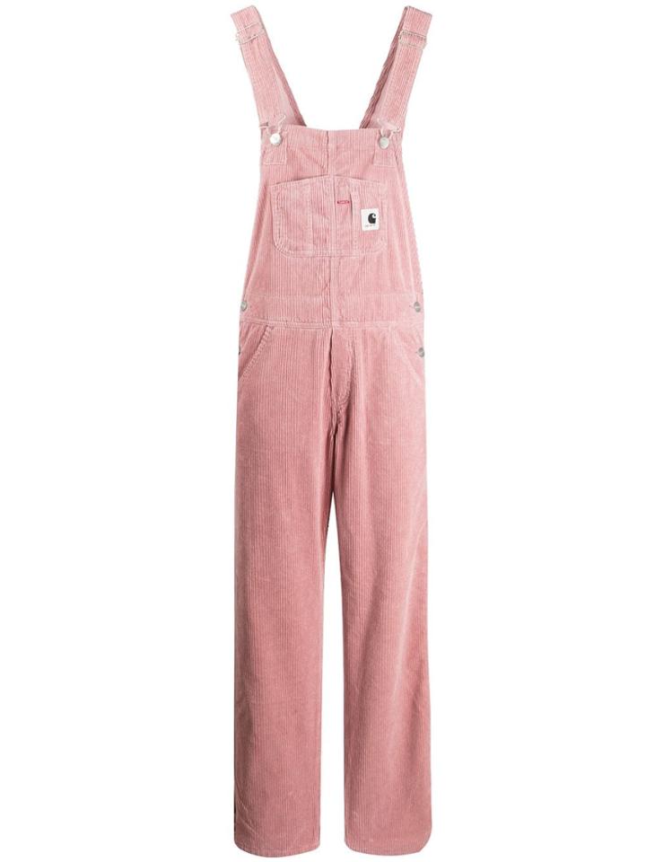 Carhartt Wip Cord Full-length Dungarees - Pink