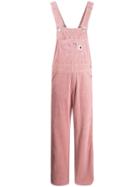 Carhartt Wip Cord Full-length Dungarees - Pink