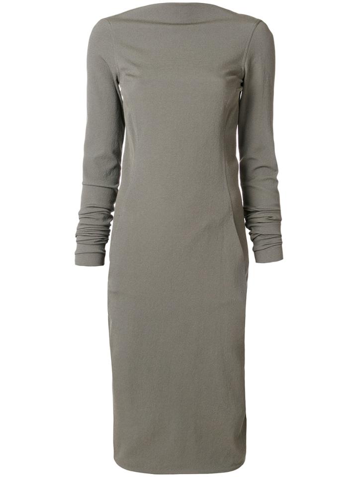 Rick Owens V-back Dress - Brown