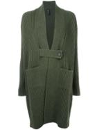 Zero + Maria Cornejo 'lia' Cardi-coat, Women's, Size: Medium, Green, Cashmere/merino