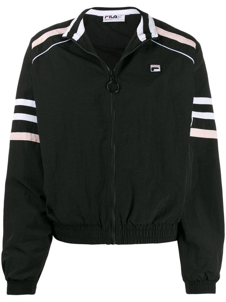 Fila Zip-front Logo Patch Jacket - Black
