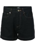 A.p.c. Mini Denim Shorts - Black