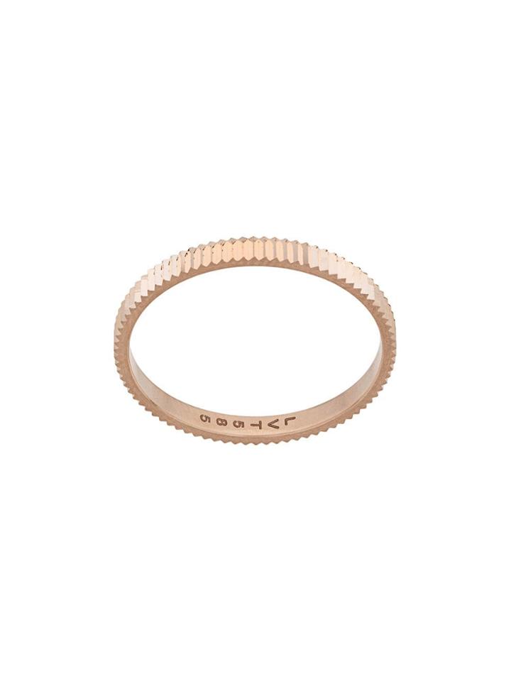 Lilian Von Trapp Ridged Ring - Pink