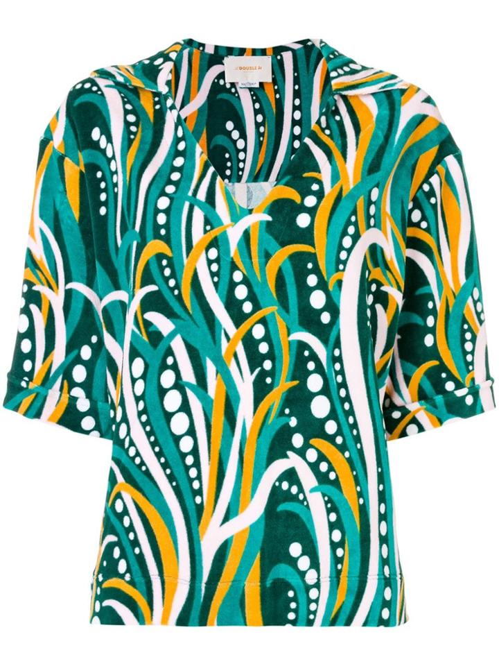 La Doublej Polipo Terry T-shirt - Green