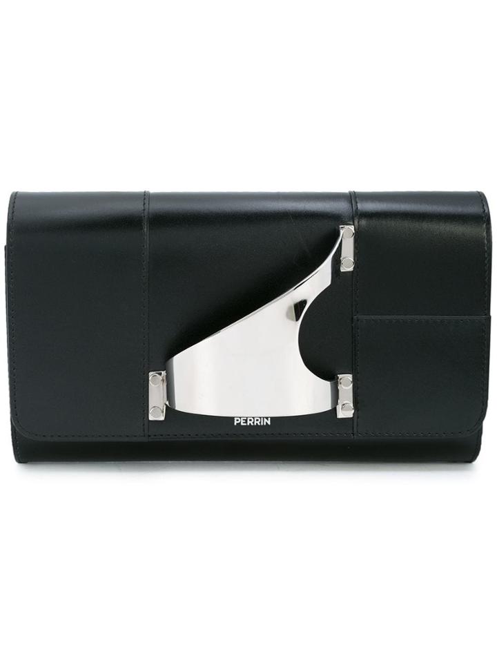 Perrin Paris Glove Clutch Bag - Black