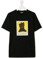 Neil Barrett Kids Masked Bear T-shirt - Black
