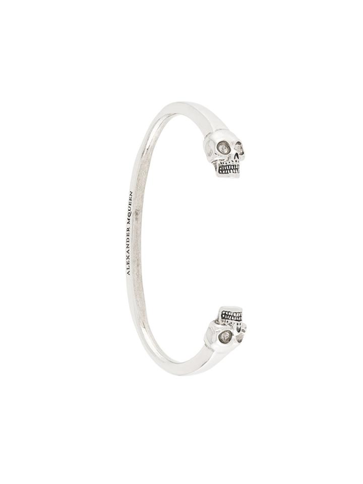 Alexander Mcqueen Skull Bracelet - Metallic