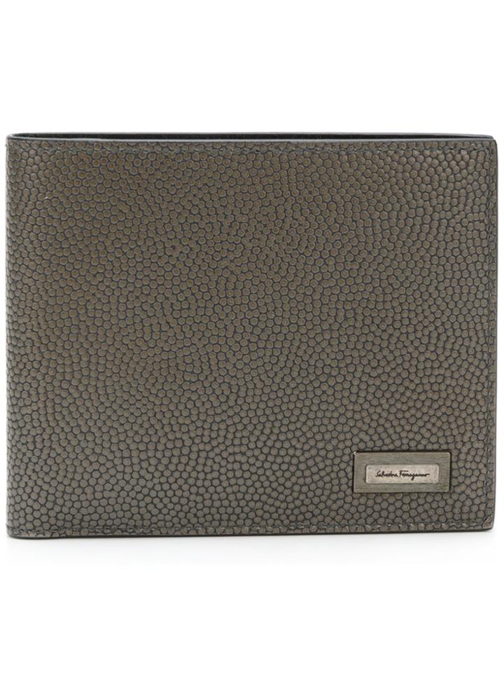 Salvatore Ferragamo Fold Out Wallet - Grey