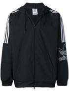 Adidas Classic Branded Hoodie - Black
